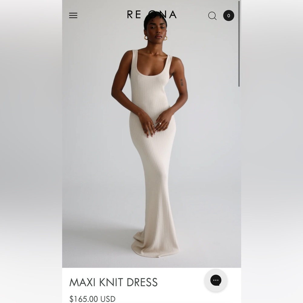 Re Ona knit maxi dress